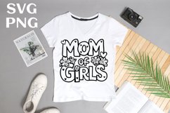 Mom of girls quote Svg Png Product Image 1