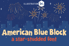American Blue Block Font Family Product Image 1