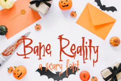 Bane Reality - Spooky Handwritten Halloween Font Product Image 1