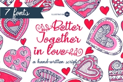 ZP Better Together in Love Font Family Product Image 1