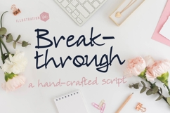 Breakthrough Font Family Product Image 1