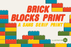 Brick Blocks Print Product Image 1