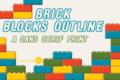 Brick Blocks Print Product Image 2