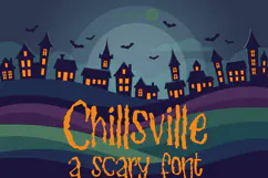 Chillsville - Jagged Halloween Horror Font Product Image 1