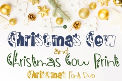 Christmas Cow Font Duo Product Image 1