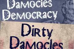 Dirty Damocles Democracy Font Family Product Image 1