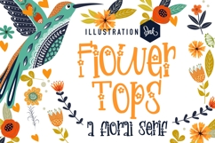 Flower Tops Font Family Product Image 2