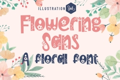 Flowering Font Family Product Image 2