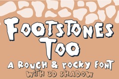 Footstones Font Family Product Image 1