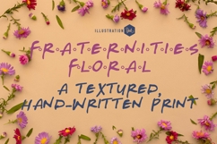 Fraternities Floral Font Family Product Image 1