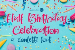 Half Birthday Font Family Product Image 3