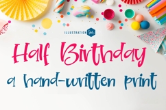 Half Birthday Font Family Product Image 2