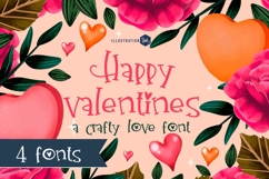 PN Happy Valentines Font Family Product Image 1