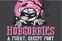 Hobgobbies Furry Spooky Halloween Serif Font Product Image 1