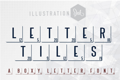 Letter Tiles Font Family Product Image 1