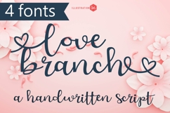 ZP Love Branch Font Family Product Image 1
