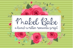Mabel Babe Font Family Product Image 1
