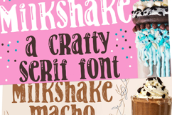 Milkshake Font Family Product Image 1