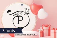 ZP Passionate Monogram Font Family Product Image 1