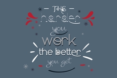 Poinsettia Kiss Font Trio Product Image 3