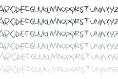 Quit | Creepy Halloween Horror Font Product Image 5