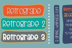 Retrograde Font Family Product Image 1
