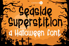 Seaside Superstition | Spooky Halloween Font Family Product Image 1