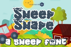 Sheep Shape Font Family Product Image 1