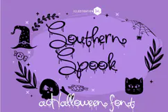 Southern Spook | Witchy Halloween Script Font Product Image 1
