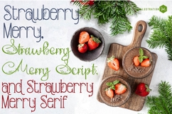 Strawberry Merry Font Trio Product Image 1