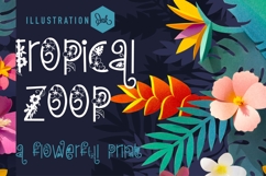 Tropical Zoop Font Family Product Image 1