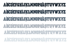 Varsity Voodoo Font Trio Product Image 6