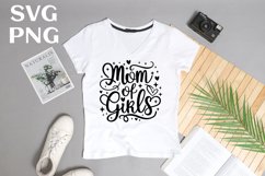 Mom of girls quote Svg Png Product Image 1