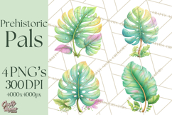 Dinosaur Clipart, Dino Nursery Art PNG Product Image 1