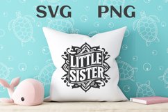 Little sister quote Svg Png Product Image 3