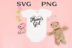 Mama&#039;s girl quote Svg Png Product Image 1