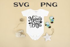 Mama&#039;s boy quote Svg Png Product Image 3