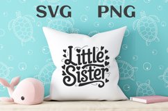 Little sister quote Svg Png Product Image 2