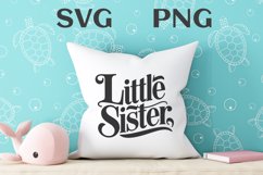 Little sister quote Svg Png Product Image 3