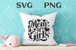Mom of girls quote Svg Png Product Image 3