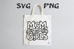 Mom of girls quote Svg Png Product Image 3