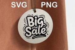 Big sale tag Svg Png Product Image 3