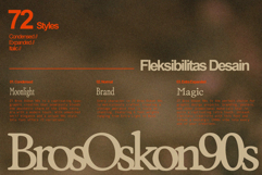 ZT Bros Oskon 90s - 72 Font Product Image 14