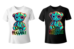 Zombie Toy. Teddy Bear. PNG sublimation Product Image 2