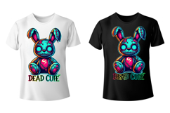 Zombie Toy. Bunny. PNG sublimation Product Image 2