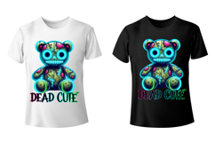 Zombie Toy. Teddy Bear. PNG sublimation Product Image 2