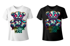 Zombie Toy. Teddy Bear. PNG sublimation Product Image 2