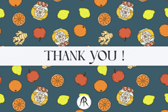 Sweet Honey &amp; Autumn Harvest Seamless Patterns Product Image 7