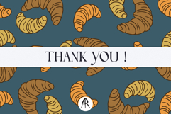 Hygge Coffee Seamless Digital Papers Croissants &amp; Cozy Café Product Image 8