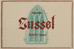 Zussel | Blackletter Typeface Product Image 1